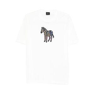 Ps Paul Smith Men Zebra Organic Cotton T-Shirt